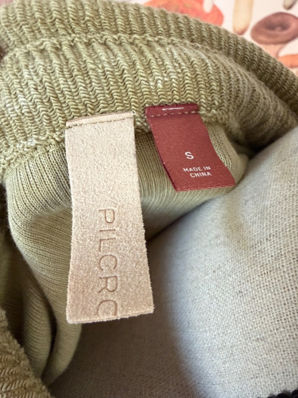 Pilcro Olive Green Corduroy Utility Jacket - Picture 2 of 5